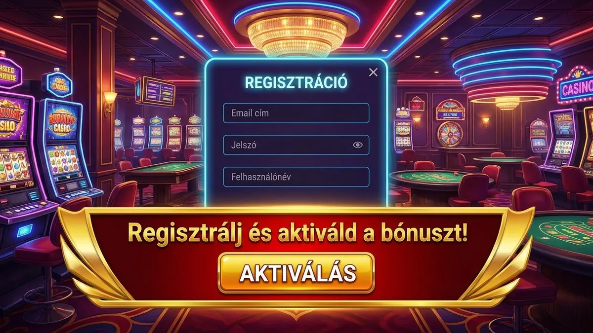Regisztráció bónusszal